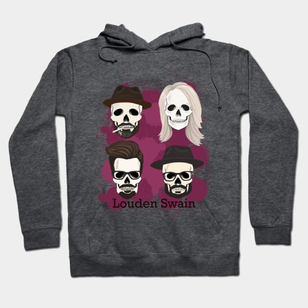 Louden swain spray paint Hoodie by Slurpy T